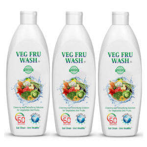 VEG FRU WASH Liquid - 400ml (Pack Of 3)