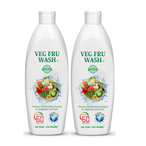 VEG FRU WASH Liquid – 400ml (Pack Of 2)